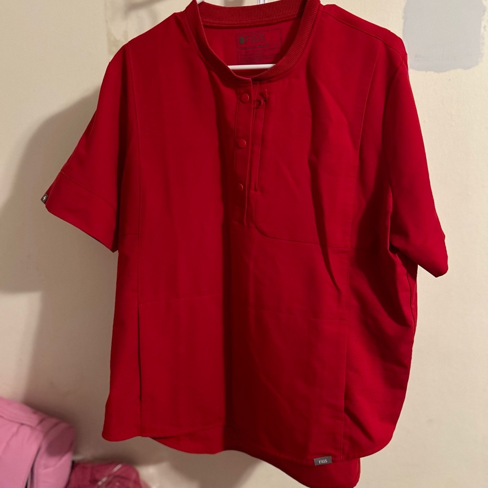 Figs Scrub Set - Winning Red